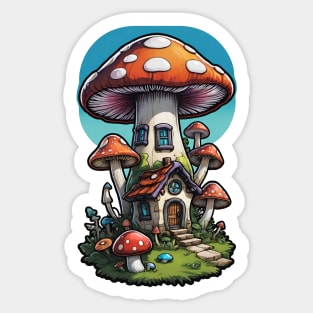 house mushroom Sticker